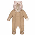 Deux Par Deux Baby One Piece Snowsuit For Car Seats Taupe - Online Exclusive