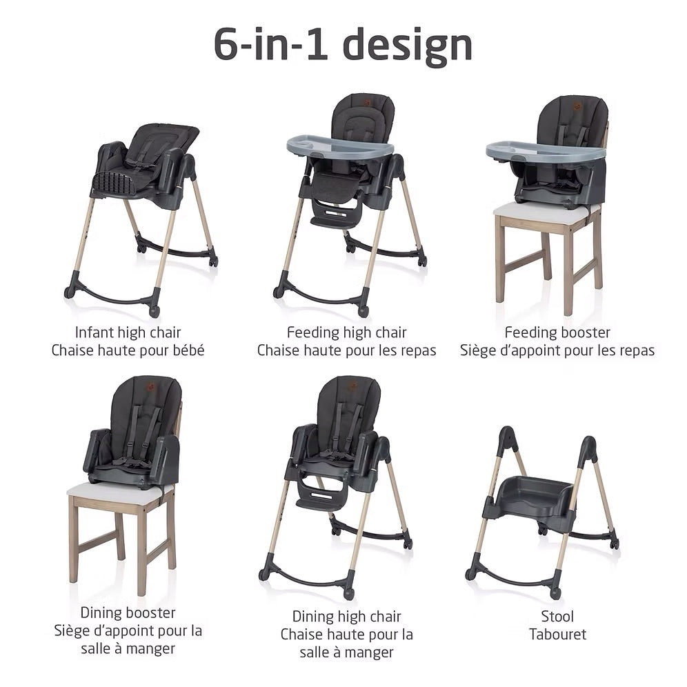 Maxi Cosi Minla High Chair Beyond Graphite - Online Exclusive