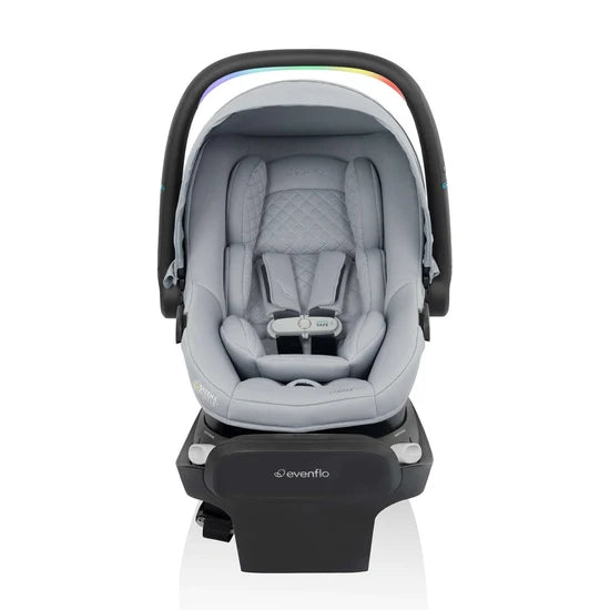 Evenflo Revolve180 LiteMax NXT Rotational Infant Car Seat with SensorySoothe  - Quartz - Online Exclusive