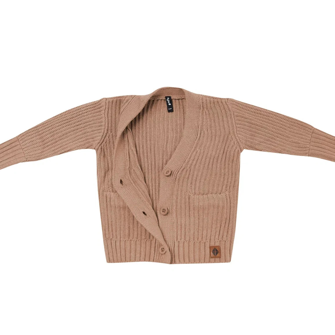 Kyte Baby Latte Chunky Knit Oversized Cardigan