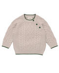 7Am Wheat Ivy CABLE COTTON SWEATER • HOLIDAY - Online Exclusive