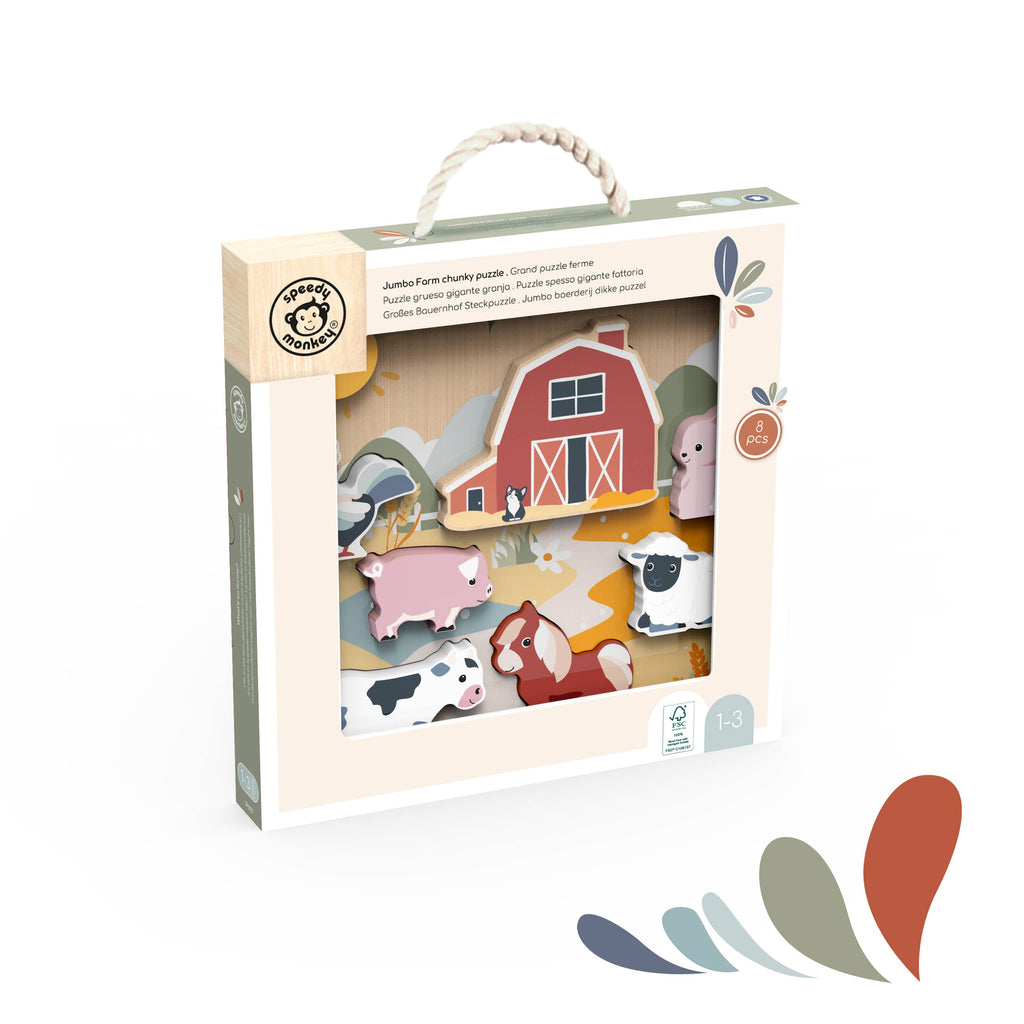 Speedy Monkey Farm Chunky Puzzle