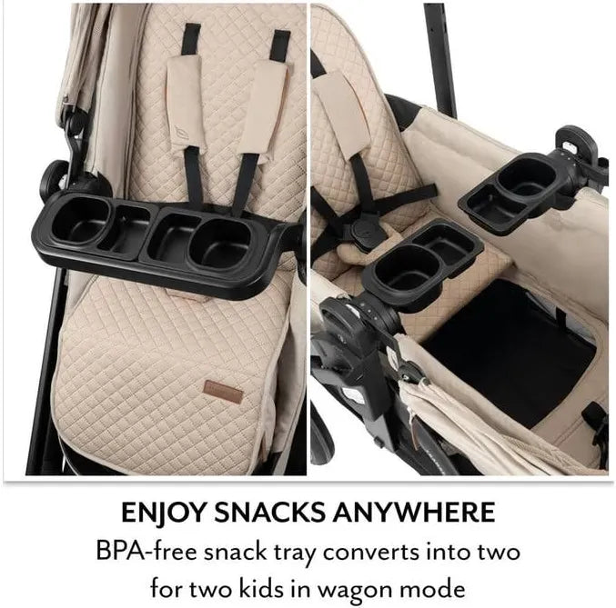 Evenflo Transformer Stroller-Wagon Travel System (G&G  core+) - Travertine - Online Exclusive
