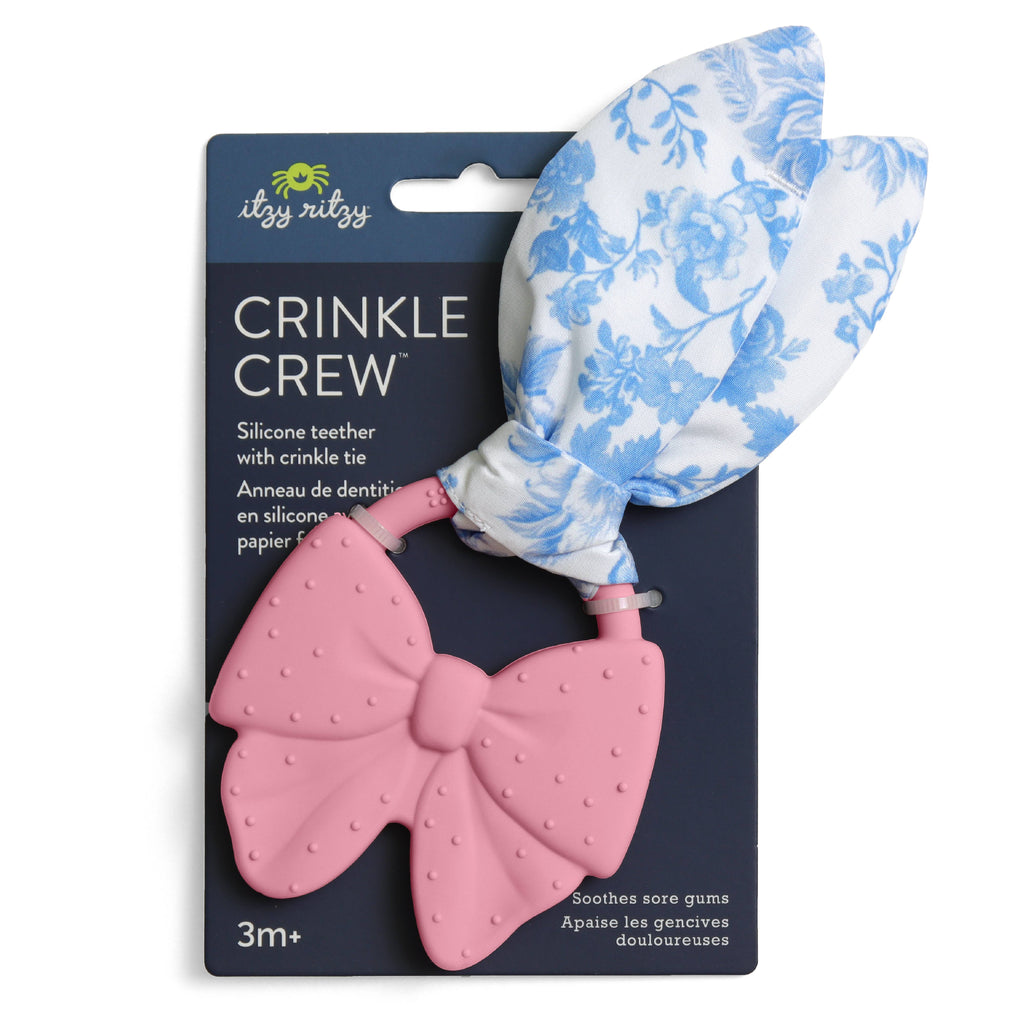 Itzy Ritzy Crinkle Crew™ Pink Bow