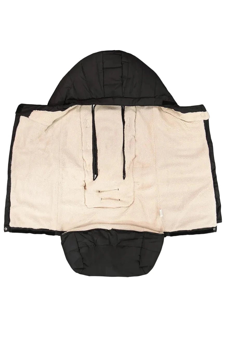 Deux Par Deux Evolutive Footmuff For Car Seats And Strollers Black - Online Exclusive
