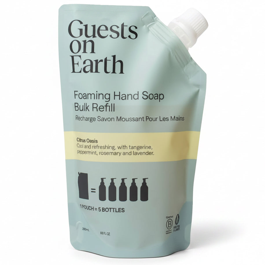 GUESTS ON EARTH FOAMING HAND SOAP BULK CITRUS OASIS