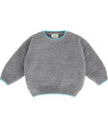7AM Gris BOXY SWEATER • FUZZY - Online Exclusive