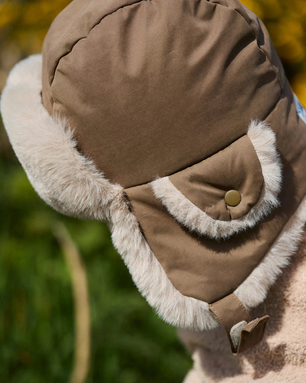 7AM Moss Brown Faux Fur THE CHAPKA HAT • HELSINKI - Online Exclusive