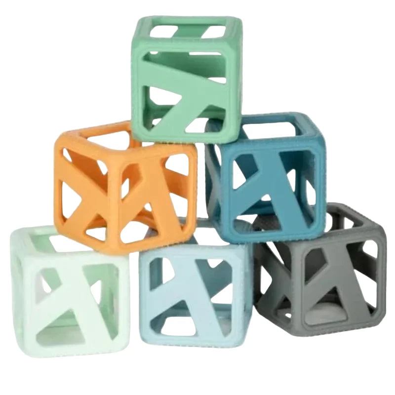 Malarkey Kids Stack N Chew Mini Cubes Earthy