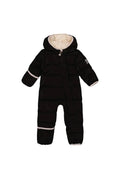 Deux Par Deux Black Baby Cloud One Piece Snowsuit Adapted For Car Seats - Online Exclusive