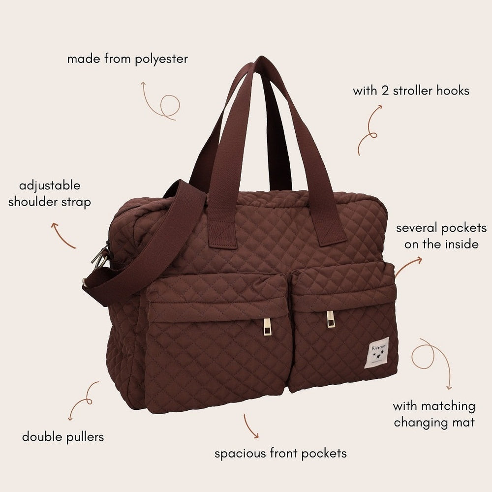 Kidzroom Diaper Bag Calm Embrace Brown