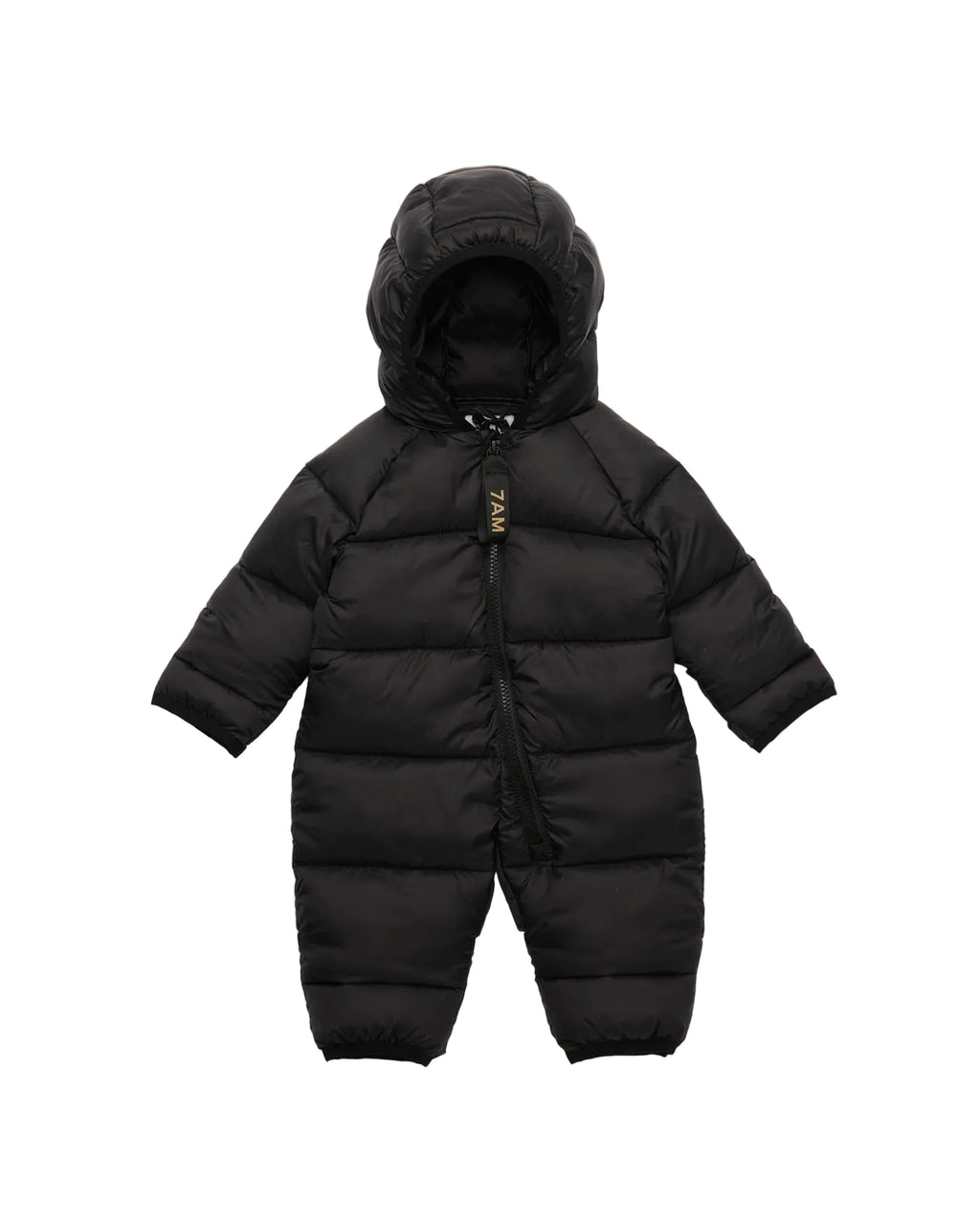 7AM Black COMPACT ROLL ME JUMPSUIT • ULTRA WARM - Online Exclusive