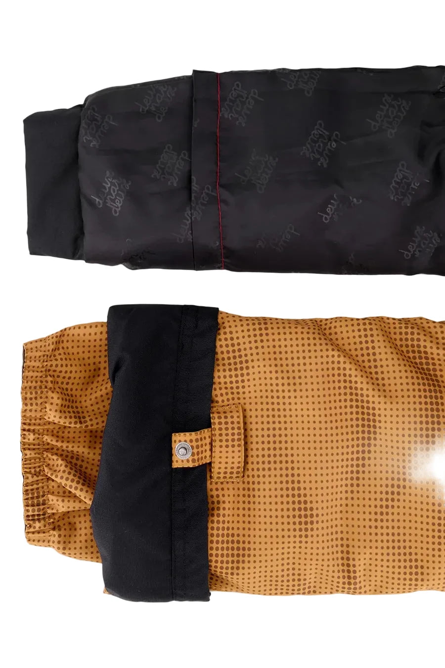 Deux Par Deux Two Piece Play Snowsuit Brown And Black With Brown Pants - Online Exclusive