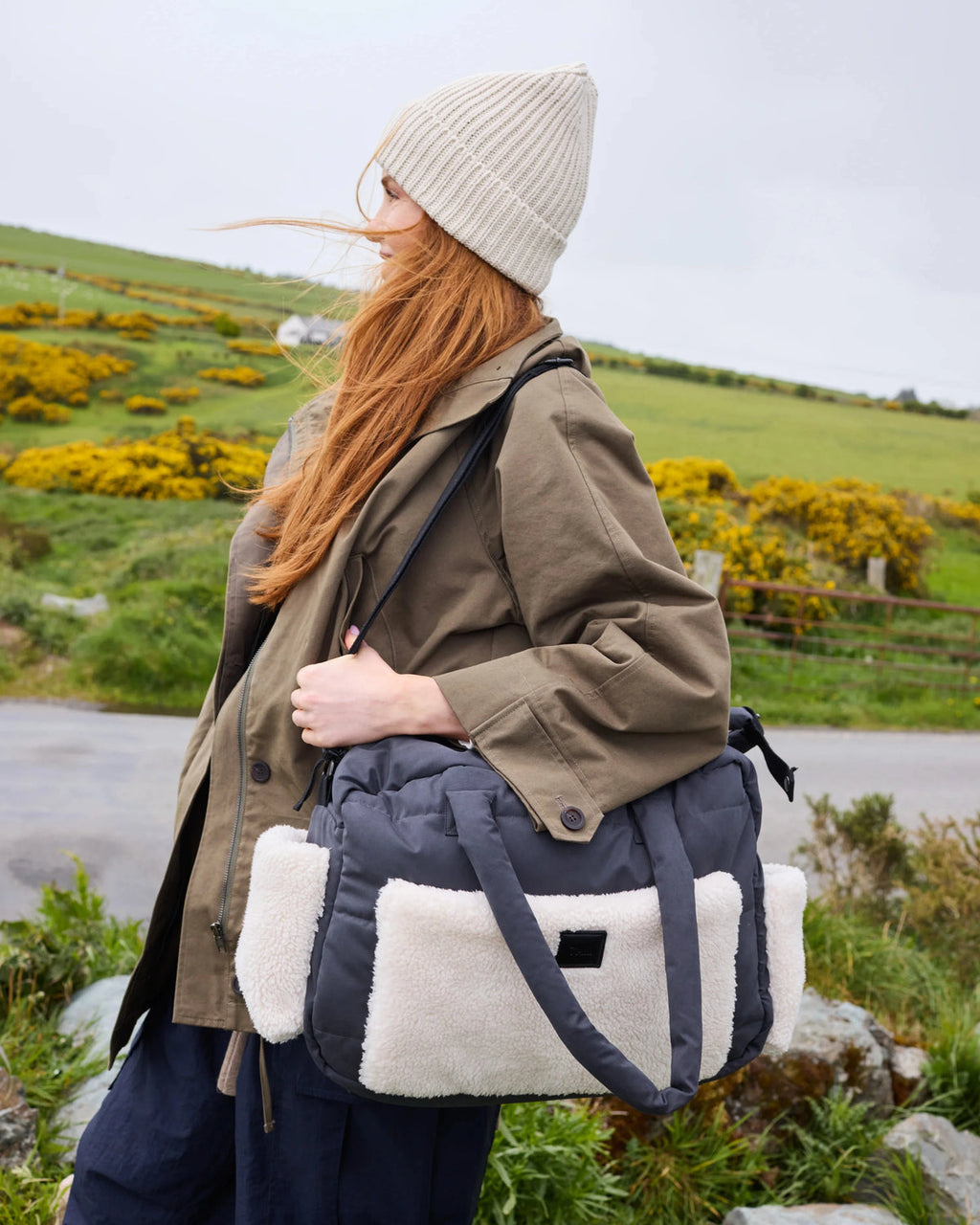 7AM Smokey Appliqué SOHO CARRYALL • BENJI APPLIQUÉ - Online Exclusive