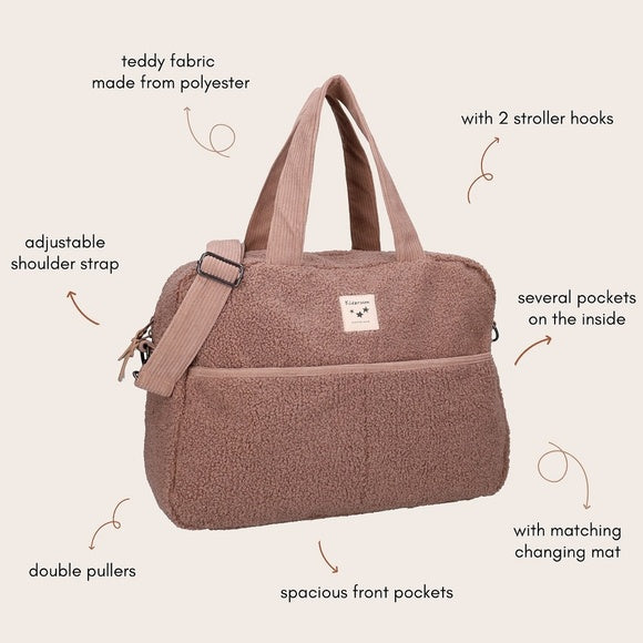 Kidzroom Diaper Bag Dream Catcher Teddy Brown