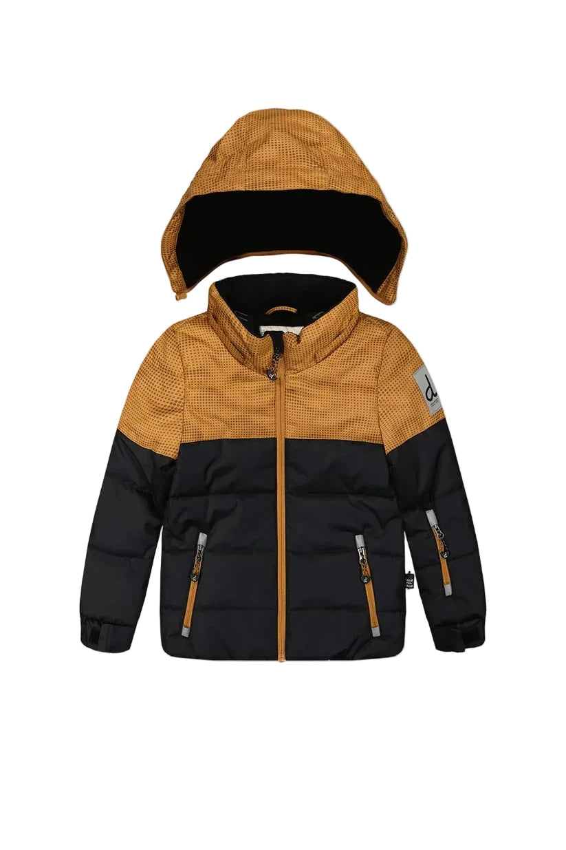 Deux Par Deux Two Piece Play Snowsuit Brown And Black With Brown Pants - Online Exclusive