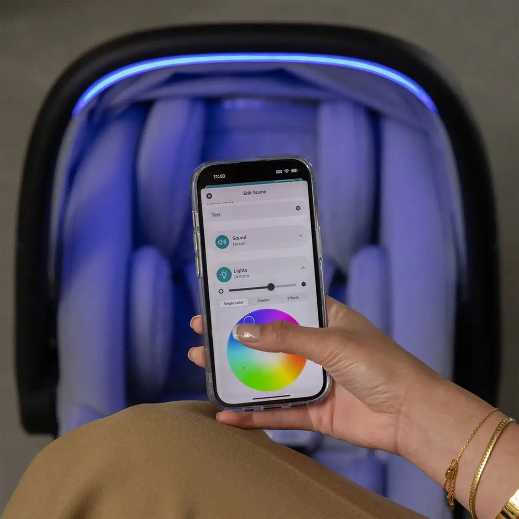 Evenflo Shyft Intuiti TS w/Revolve LiteMax NXT & Sensory Soothe -Quartz (Gold) - Online Exclusive