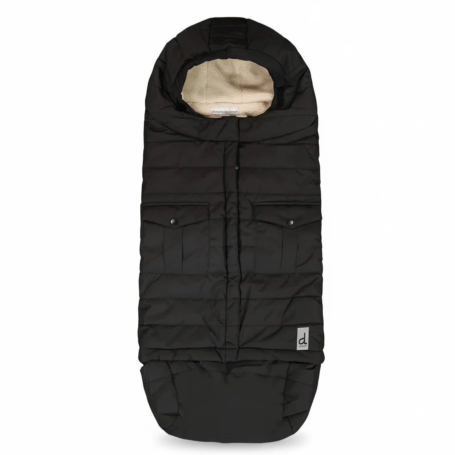 Deux Par Deux Evolutive Footmuff For Car Seats And Strollers Black - Online Exclusive