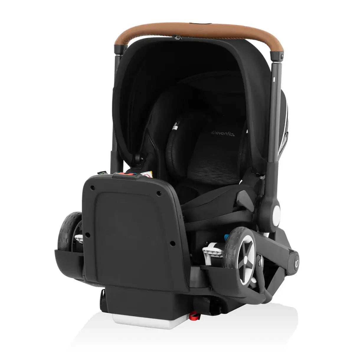 Evenflo Gold Shyft DualRide car seat and Stroller Combo - Green & Gentle - Jasper Black - Online Exclusive