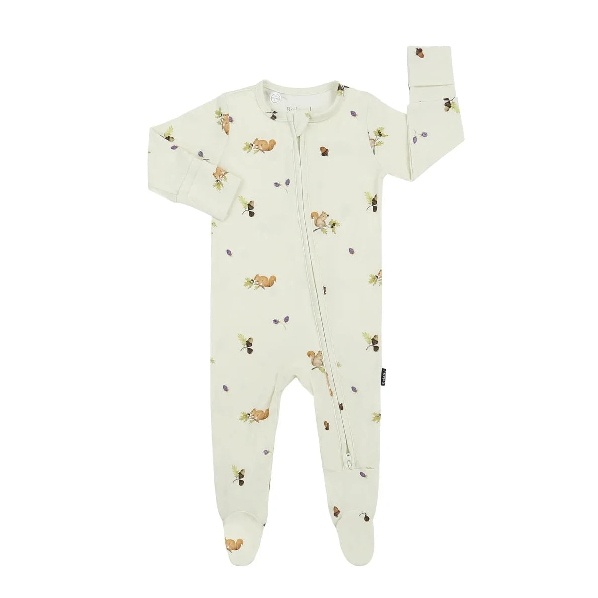 Belan J Squirrels Footed Zipper Sleeper