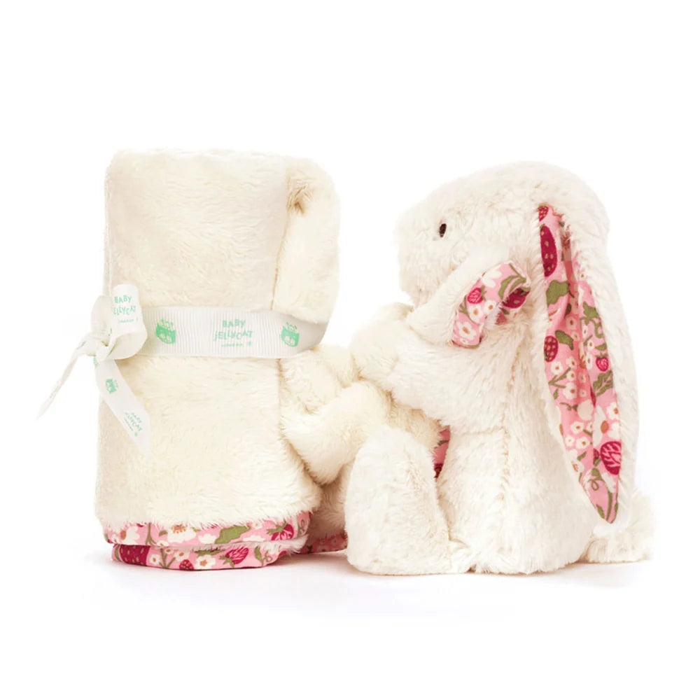 Jellycat Blossom Cream Bunny Berry Soother