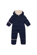 Deux Par Deux Dark Blue Baby Cloud One Piece Snowsuit Adapted For Car Seats - Online Exclusive