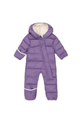 Deux Par Deux Violet Baby Cloud One Piece Snowsuit Adapted For Car Seats - Online Exclusive
