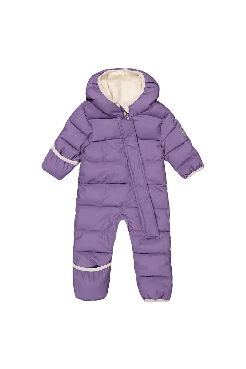 Deux Par Deux Violet Baby Cloud One Piece Snowsuit Adapted For Car Seats - Online Exclusive