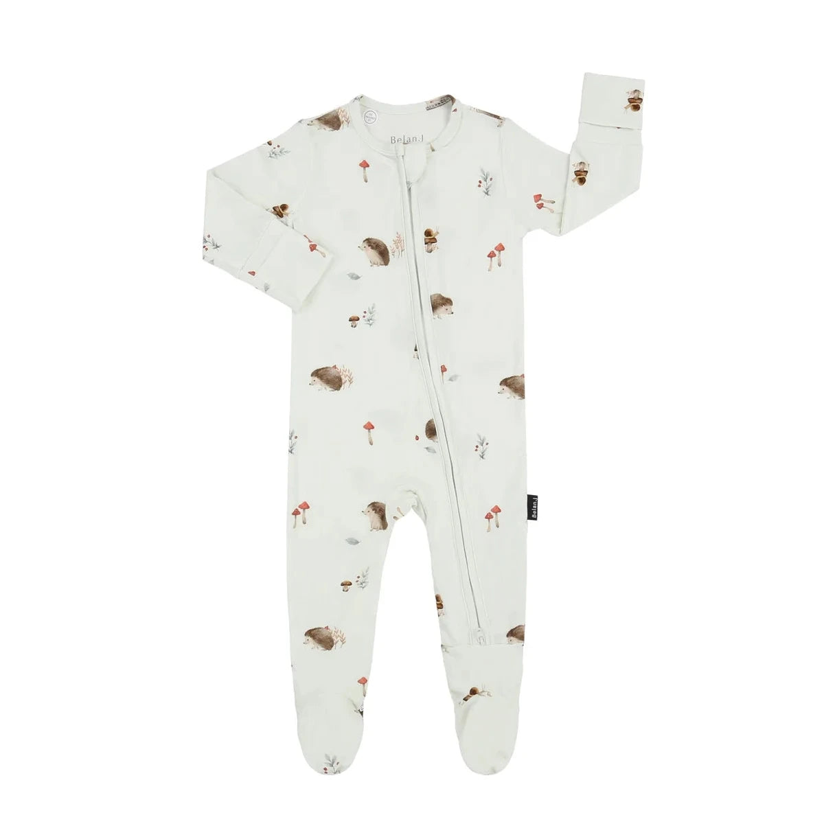 Belan J Hedgehogs Footed Zipper Sleeper