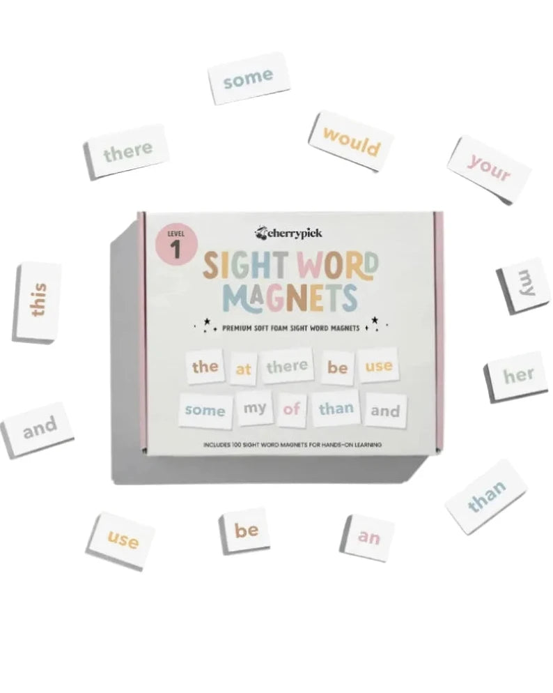 Cherrypick - Sight Word Magnets for Early Reading & Literacy: Level 1