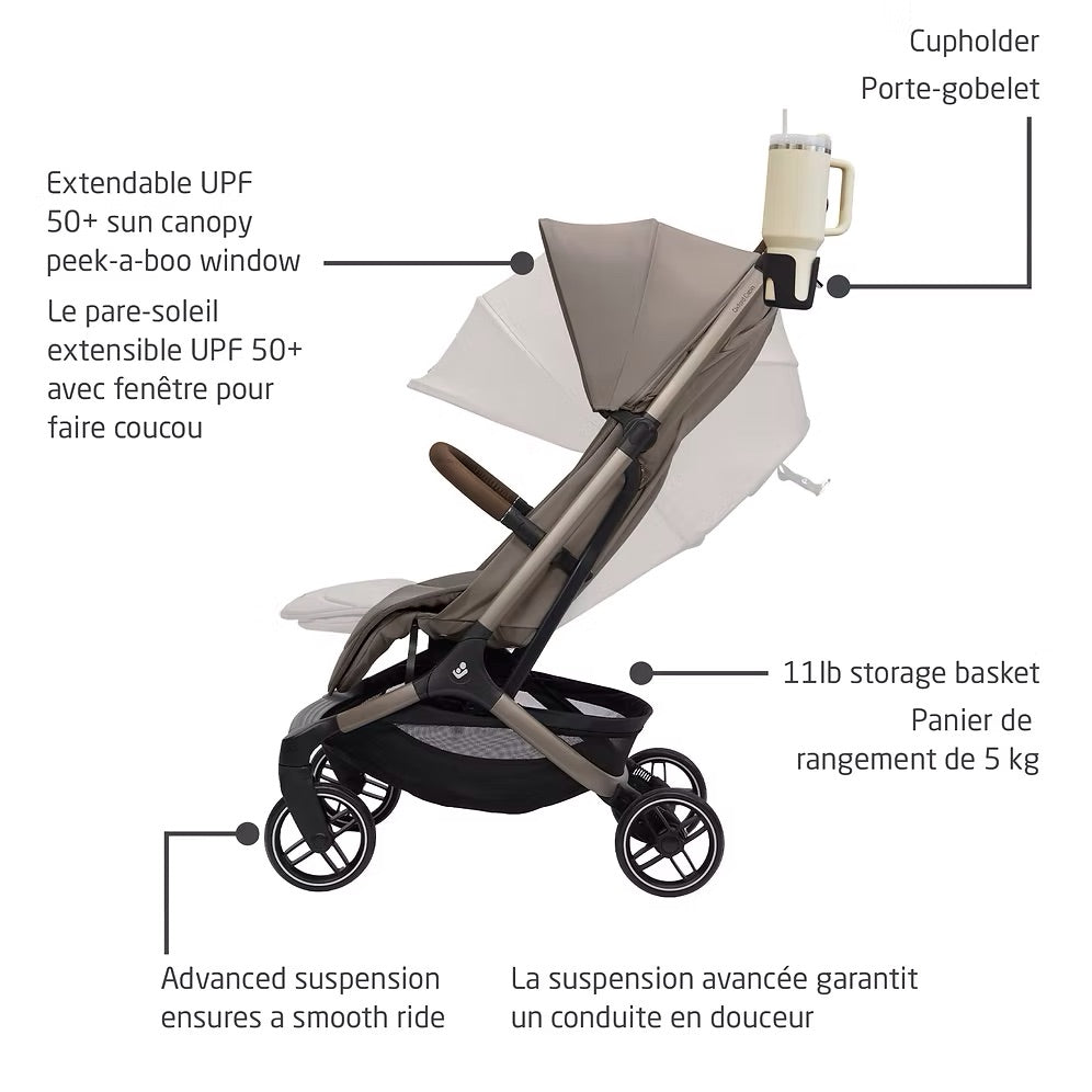 Maxi Cosi Oxford Cabin Lightweight Travel Stroller Twillic Truffle - Online Exclusive