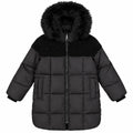 Deux Par Deux Cozy Long Winter Puffer Coat Black - Online Exclusive