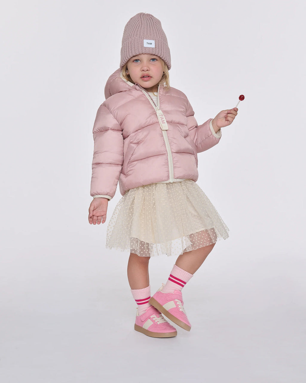 7AM Ash Rose COMPACT ROLL ME PUFFER • ULTRA WARM - Online Exclusive