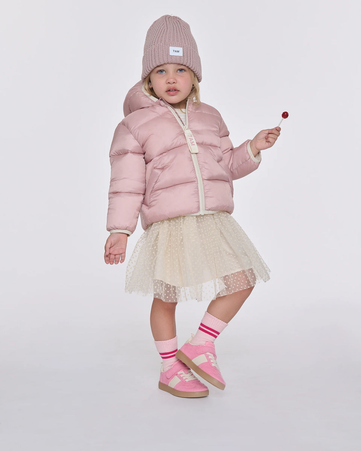 7AM Ash Rose COMPACT ROLL ME PUFFER • ULTRA WARM - Online Exclusive
