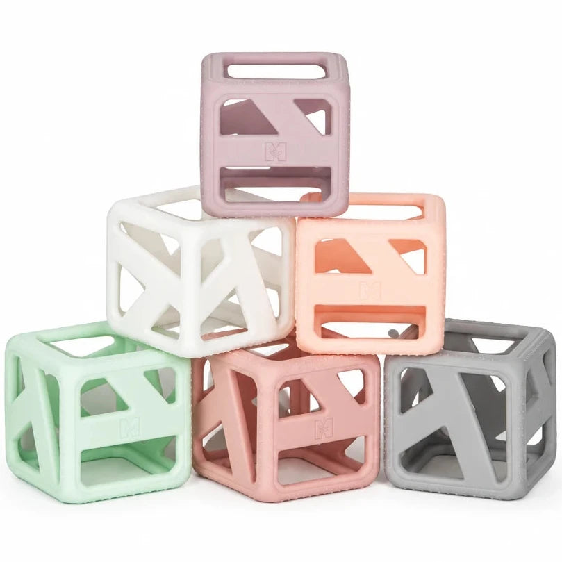 Malarkey Kids Stack N Chew Mini Cubes Pastel