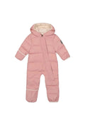 Deux Par Deux Pale Dusty Pink Baby Cloud One Piece Snowsuit Adapted For Car Seats - Online Exclusive