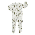 Belan J Misty Forest Ribbed Footed Zipper Sleeper