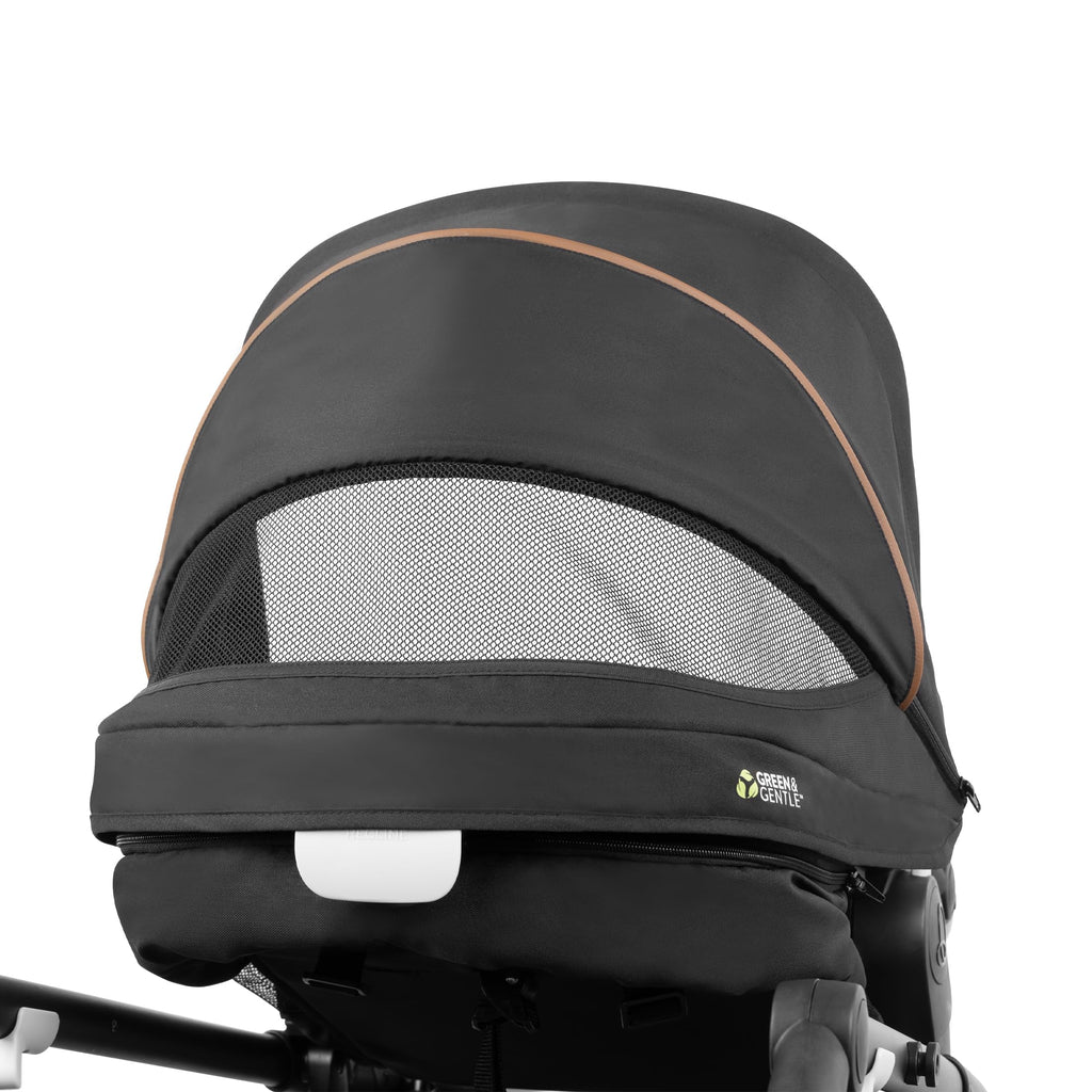Evenflo Intuiti+ Stroller, Jasper Black (Green and Gentle) Online Exclusive