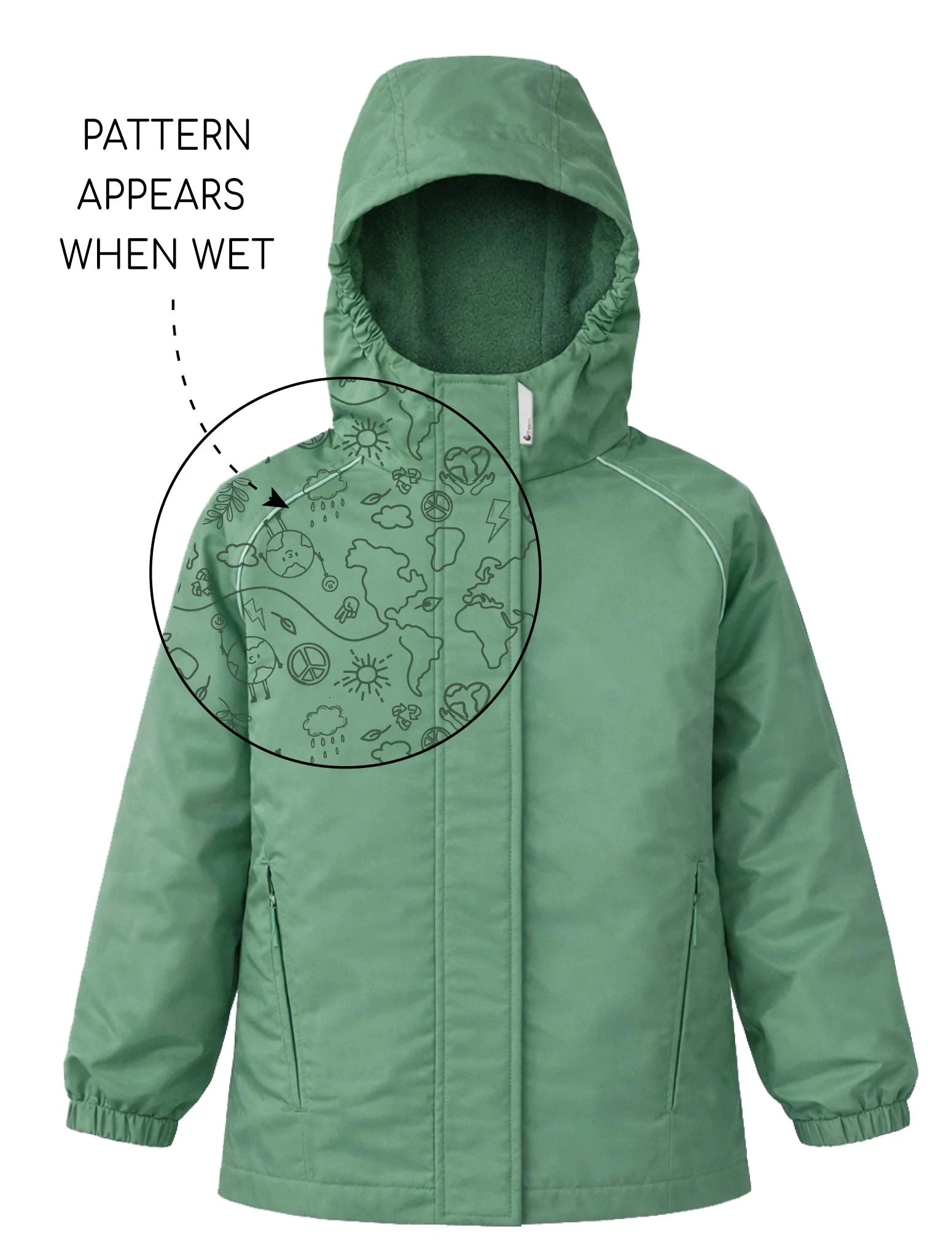 Therm Forest Moss/ Happy Earth Splash Magic Storm Jacket