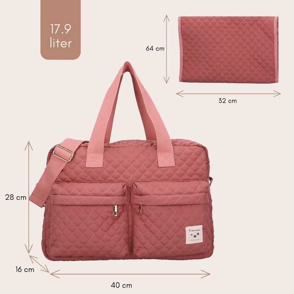 Kidzroom Diaper Bag Calm Embrace Pink