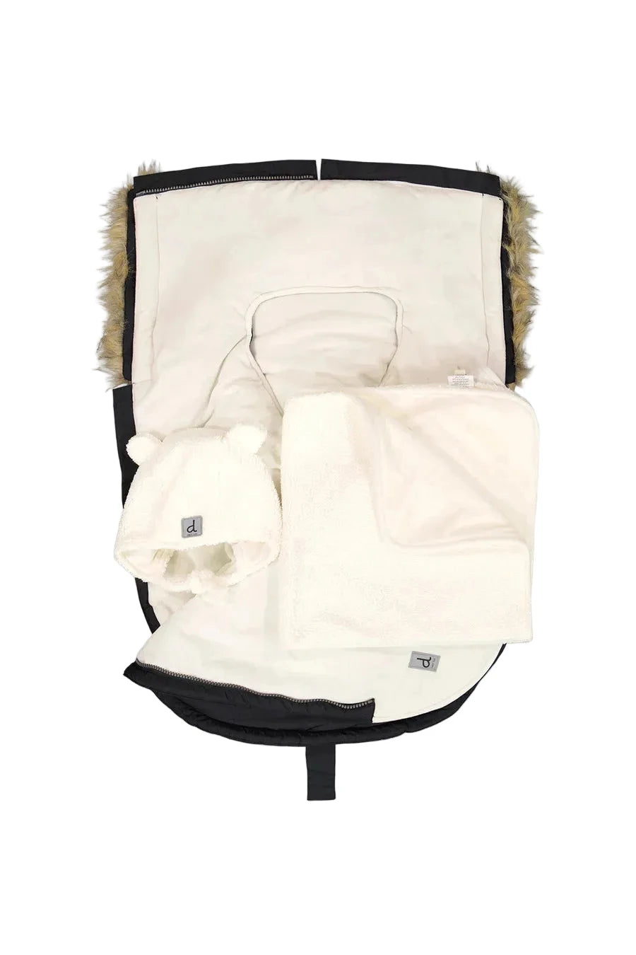 Deux Par Deux Bunting Bag For Car Seats & Strollers Black - Online Exclusive