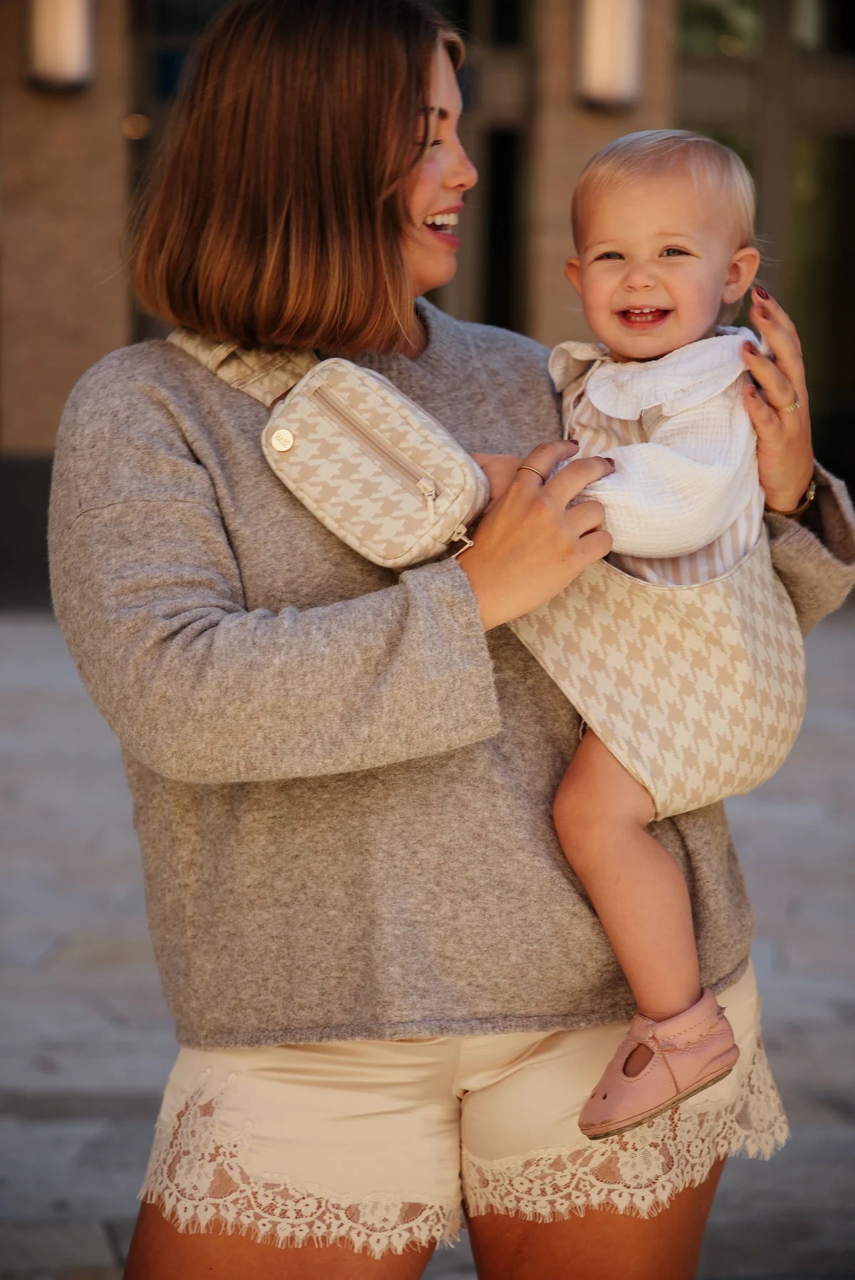 Preorder MABE Monarch Toddler Sling -
Houndstooth