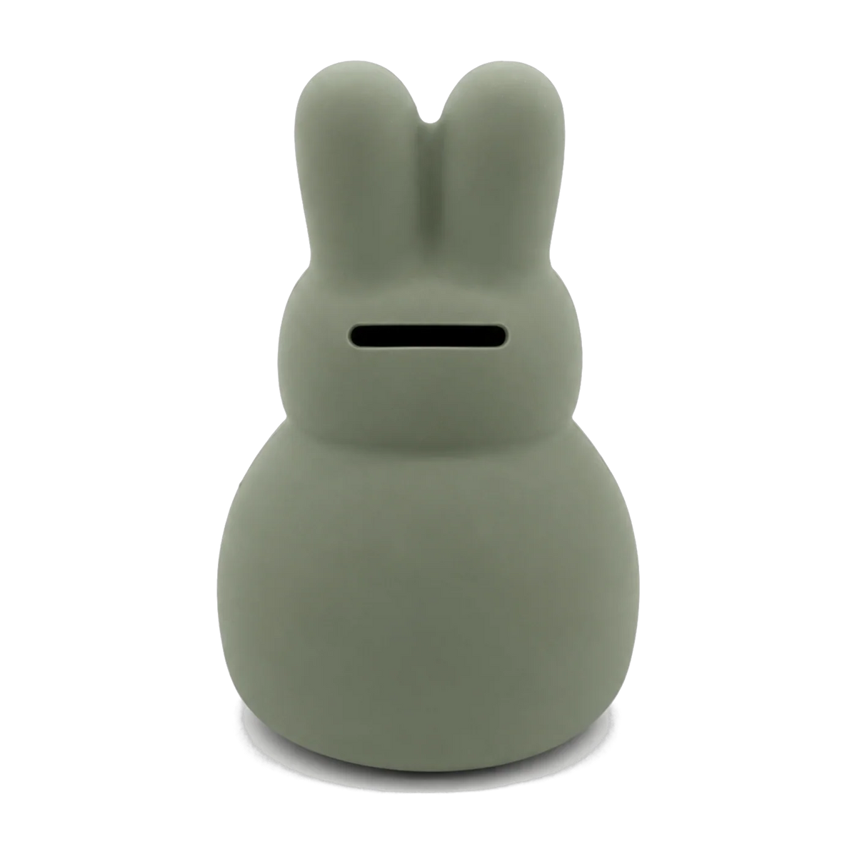 Milly Stone Silicone Piggy Bank Bunny Sage Green