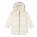Deux Par Deux Long Winter Puffer Coat Off-White - Online Exclusive
