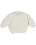 7AM Ecru BOXY SWEATER • FUZZY - Online Exclusive