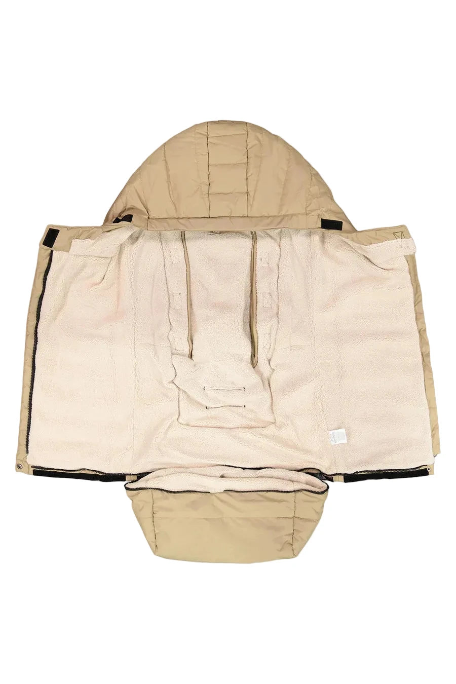 Deux Par Deux Evolutive Footmuff For Car Seats And Strollers Taupe - Online Exclusive