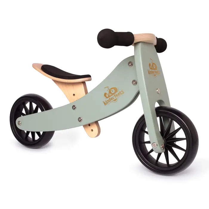 Kinderfeets Tiny Tot 2-in-1 Tricycle & Balance Bike Sage