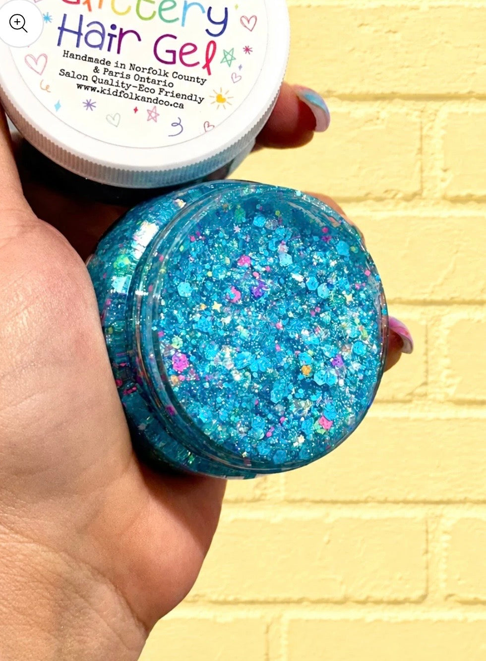 KIDFOLK & CO GLITTERY HAIR GEL POOL PARTY