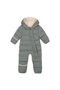 Deux Par Deux Sage Green Baby Cloud One Piece Snowsuit Adapted For Car Seats - Online Exclusive