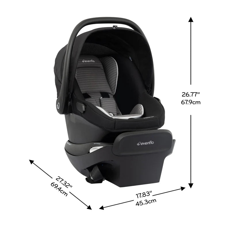 Evenflo Revolve180 LiteMax NXT Rotational Infant Car Seat - Cinder Gray - Online Exclusive